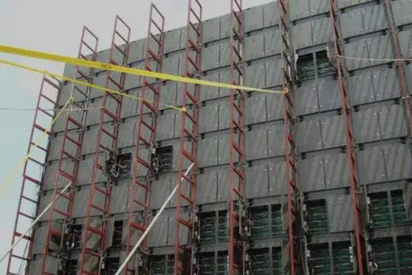 led显示屏安装现场